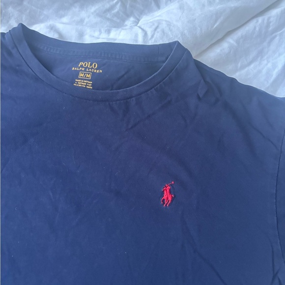 Polo Ralph Lauren Tee Shirt Navy Blue - Picture 2 of 4